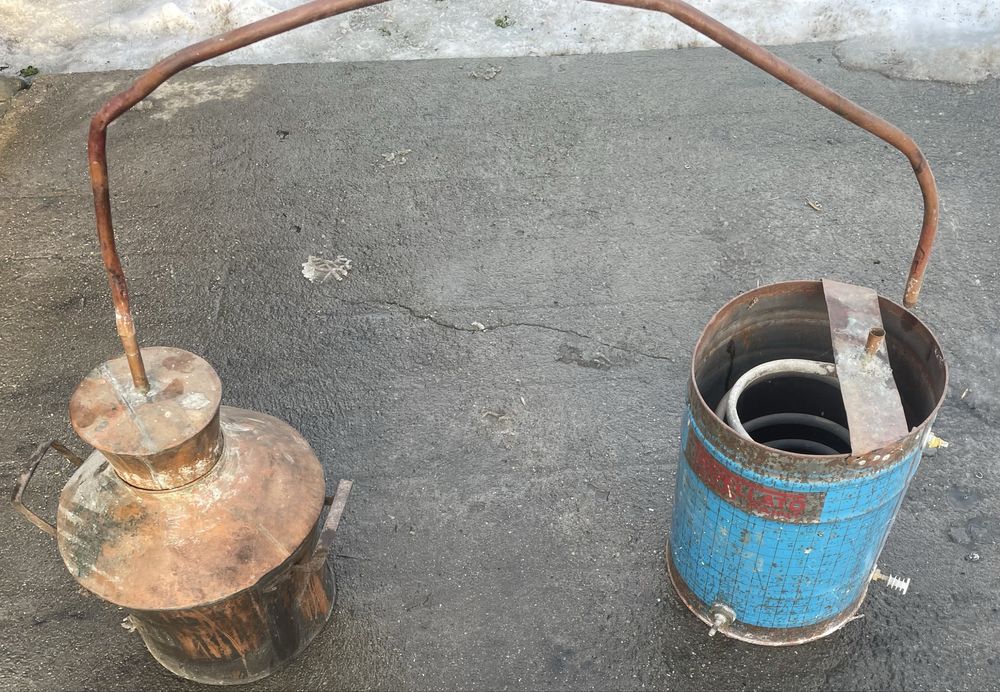 Cazan tuica 20 litri cu racitor