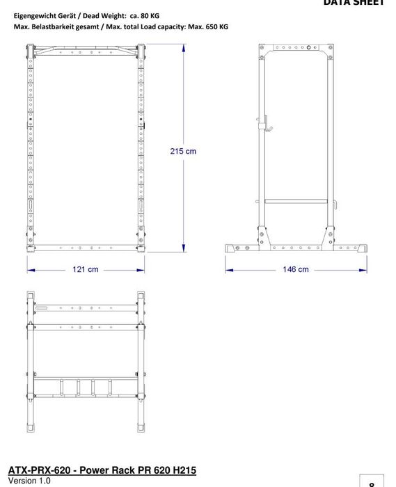 ATX PRX‑620 Power Rack