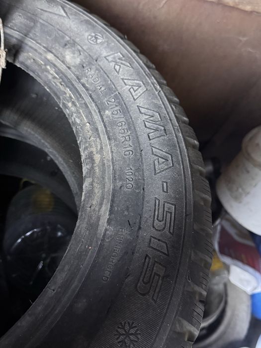 Продам б/у резину на 16 зима