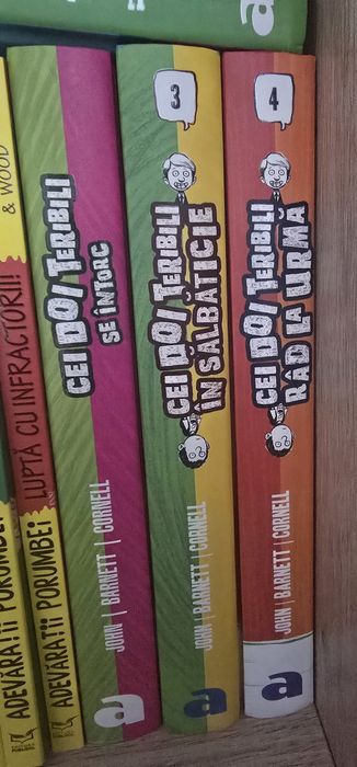 Carti pentru copii, Cei doi teribili, vol 2-4, coperti cartonate