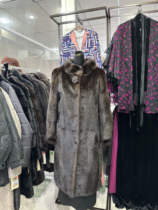 Рапродажа! Норковая шуба !42размер.