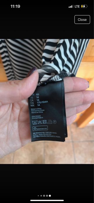 Rochie H&M cu curea