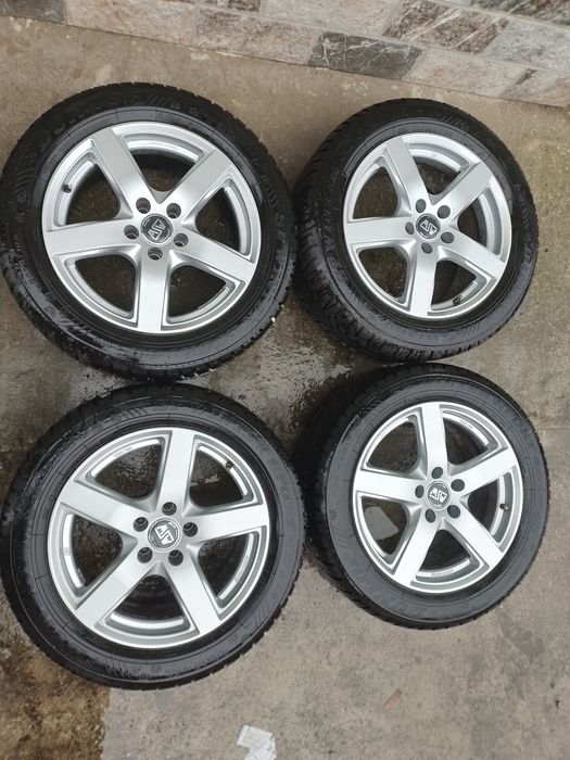 Jante 5×112 r17 et30 anv 225/55/17 m+s Audi A5,A4,A6 vw,Mercedes