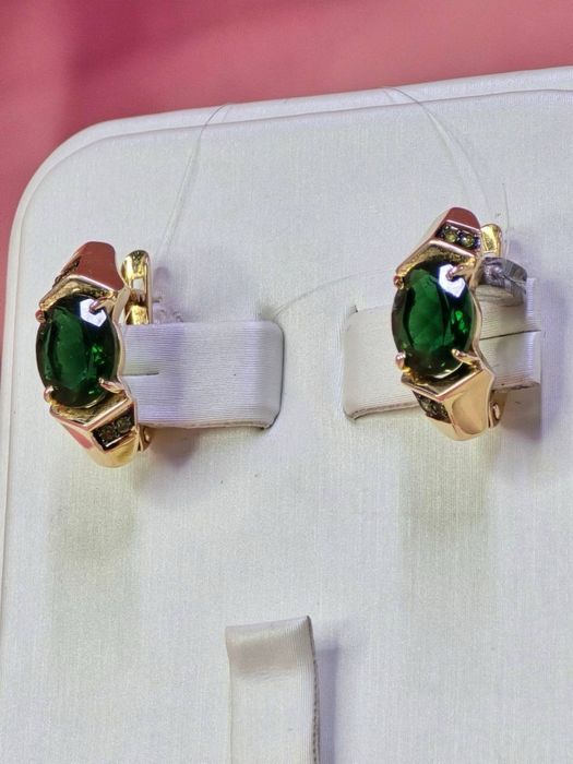 Золото 585  Серьги