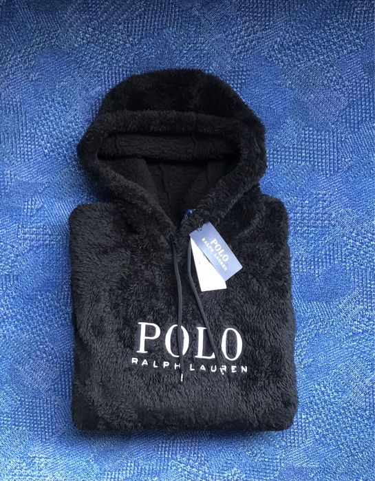 Polo Ralph Lauren Logo Pile Fleece Hoodie ОРИГИНАЛ мъжки суичър XL/2XL