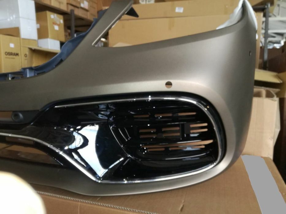 Facelift предна броня S63AMG за W222 Mercedes фарове решетка