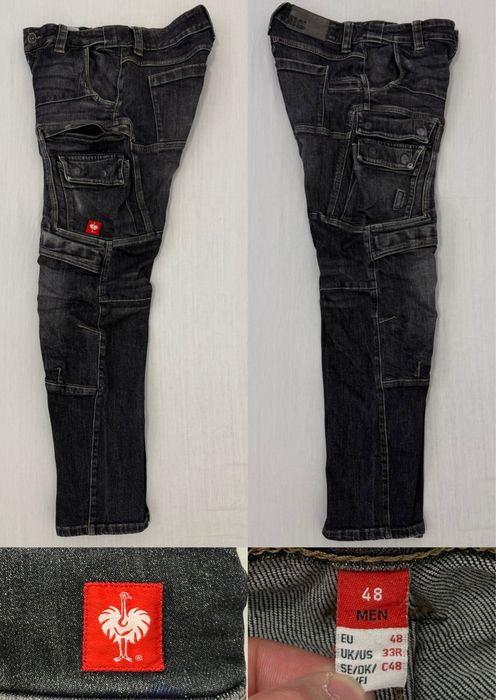 Pantaloni Engelbert Strauss (48 M) cargo blugi lucru munca jeans work