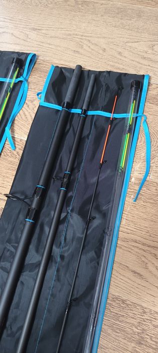 SET 2 Lansete Feeder Robinhan HARRIER 4,20 metri Actiune:180gr carbon