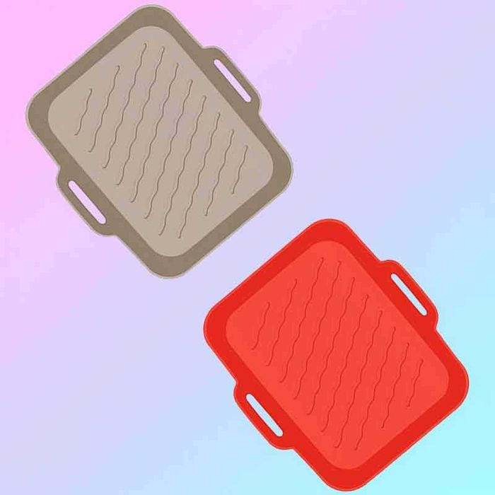 Силиконова форма за фритюрник / еърфрайър air fryer без мазнина