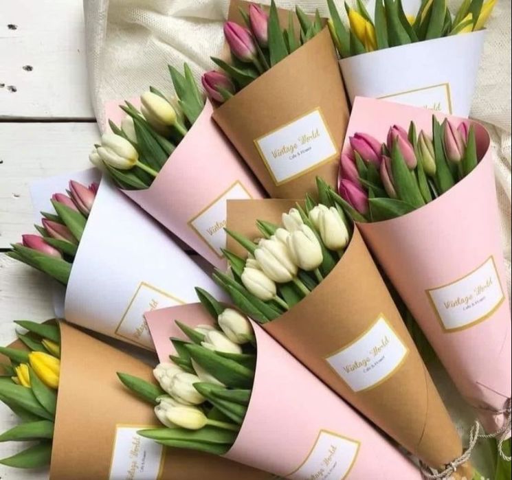 Тюльпаны в розницу количество ограничено