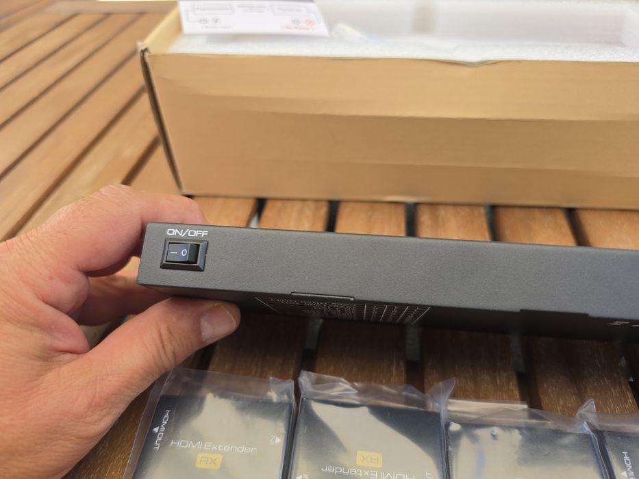HDMI Splitter Extender 1x6 Full HD 1080p, CAT5e/CAT6, EDID, PoC – Нов