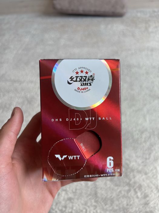 DHS DJ40 plus WTT Star Contender balls Exclusive