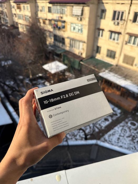 Obyektiv sigma 10-18mm srochni sotiladi
