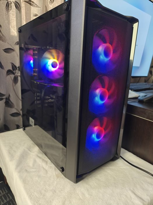 PC / Sistem Gaming Serioux componente Asus, I5 14600k, RTX 5070 Asus Dual, garanție emag