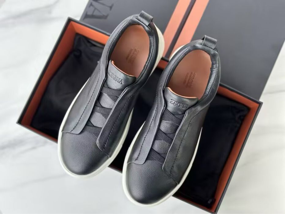 Zegna Triple Stiches - Луксозни мъжки кецове - Промоция