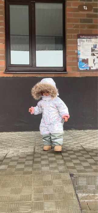 Зимний детский комбинезон