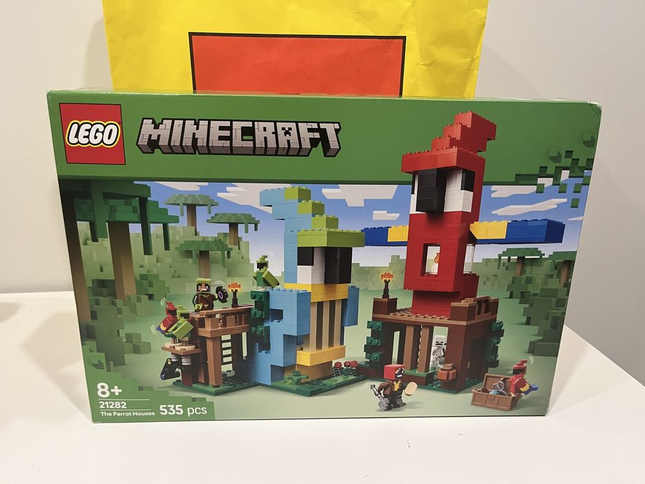 Lego Mincraft Дома Попугаев