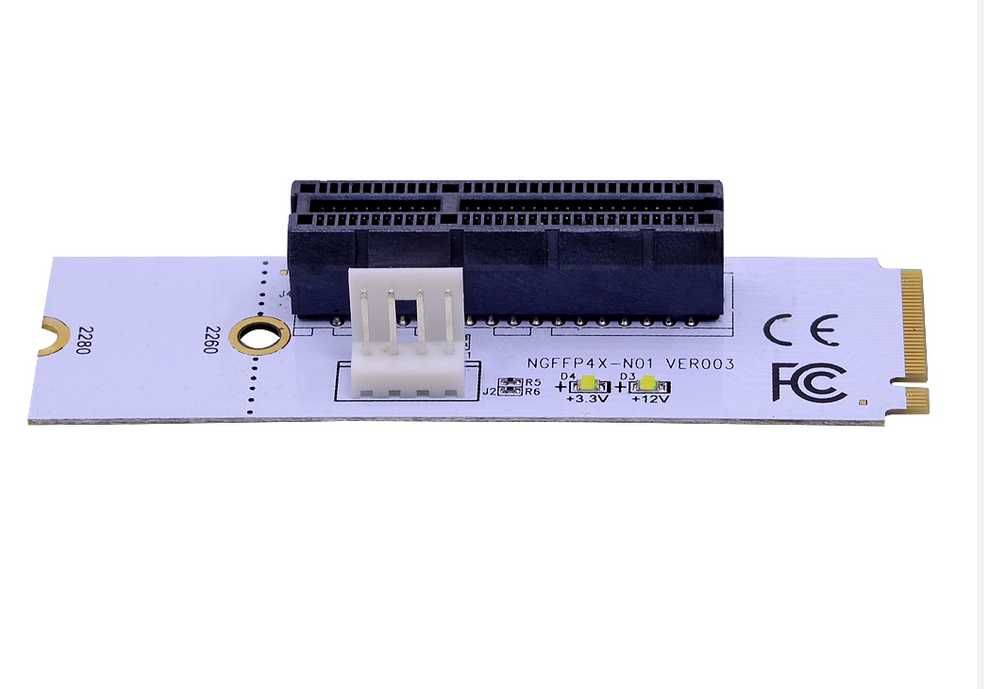 Переходник Райзер M2 Riser card M2 PCI-E