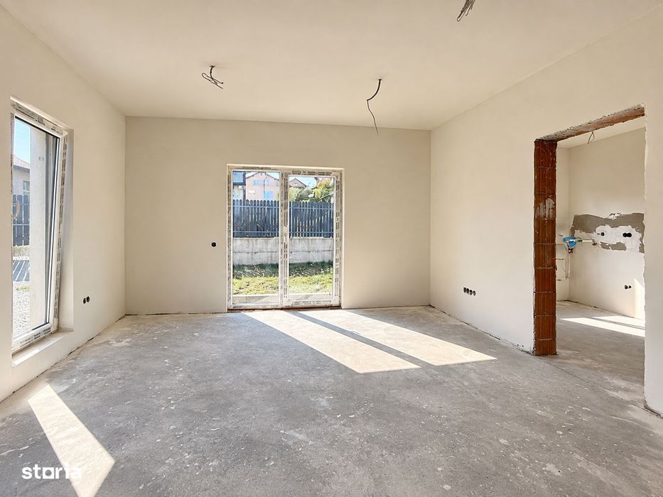 Casa Pe un Nivel - SU 90MP I Teren 490MP - la Intrare in Campenesti