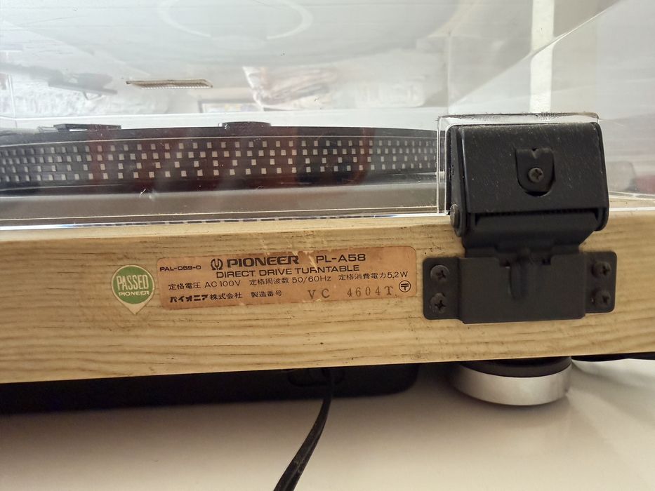 Виниловый проигрыватель Pioneer PL-A58