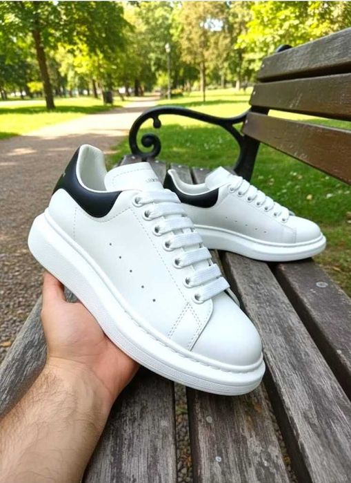 Adidasi Alexander Mcqueen Alb - Adidasi casual
