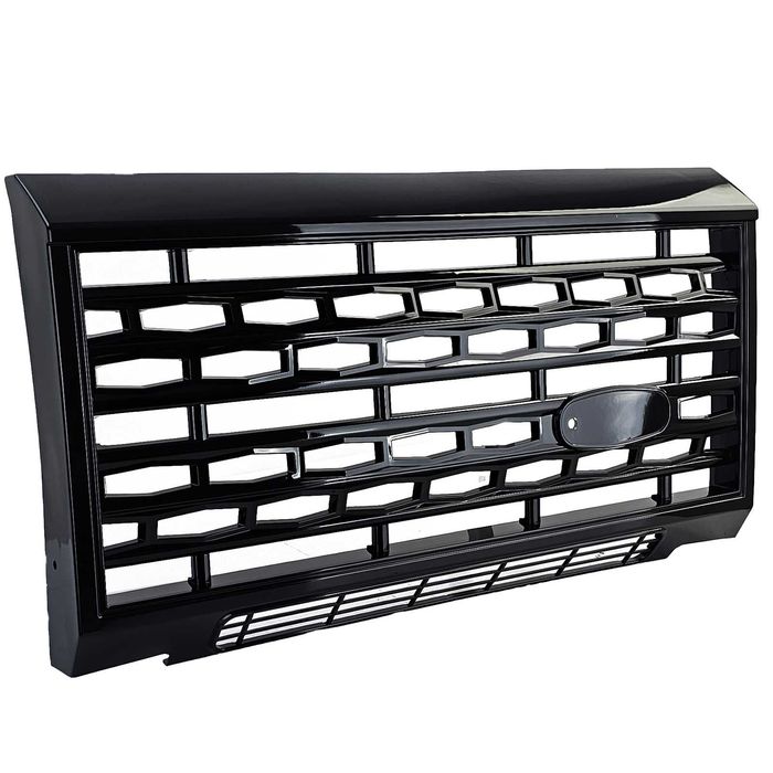 Решетка Роувър Дефендер ЛД90 Черна Гланц Land rover Defender 07-16'