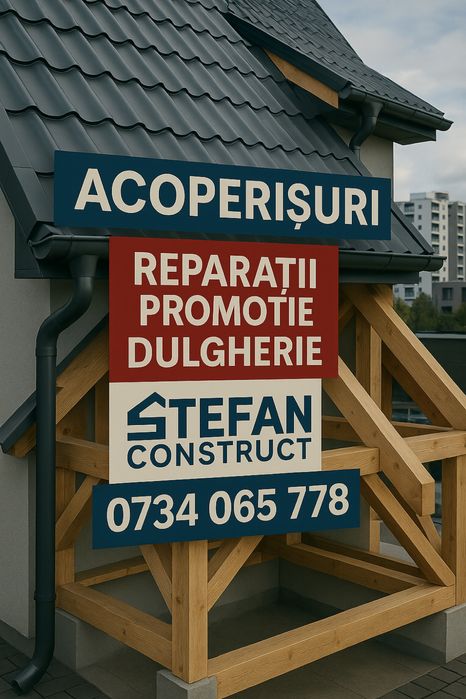 Acoperiș reparații terasa mansardari dulgherie vopsit hidroizolati