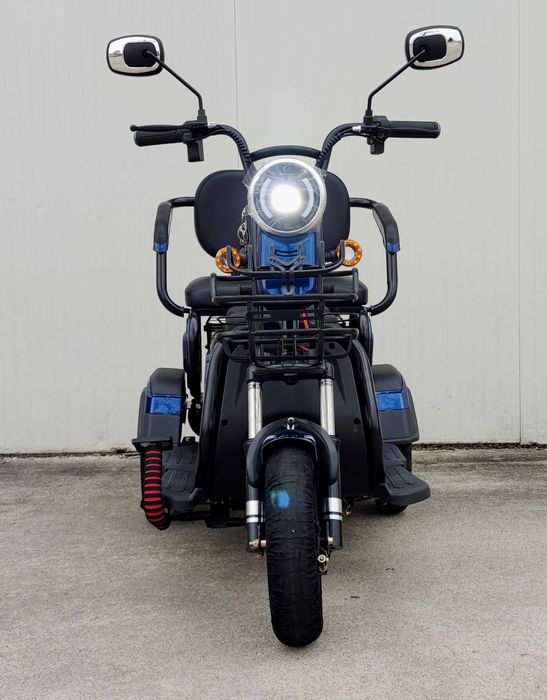 НА ИЗПЛАЩАНЕ Електрическа триколка  EcoWay М19X син цвят