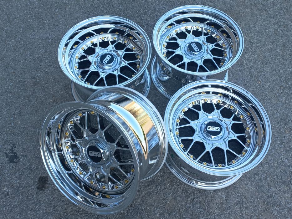 16"4х100 Bbs Fm3 Chrome 9-10j et15-12 Bmw E30 Golf 2 3...Чисто Нови..
