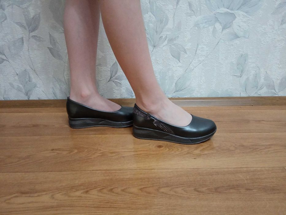 Серые туфли, размер 35