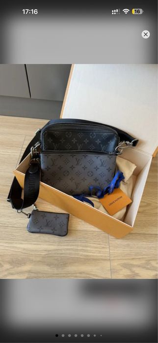 Сумка Louis Vuitton Trio Messenger leather bag