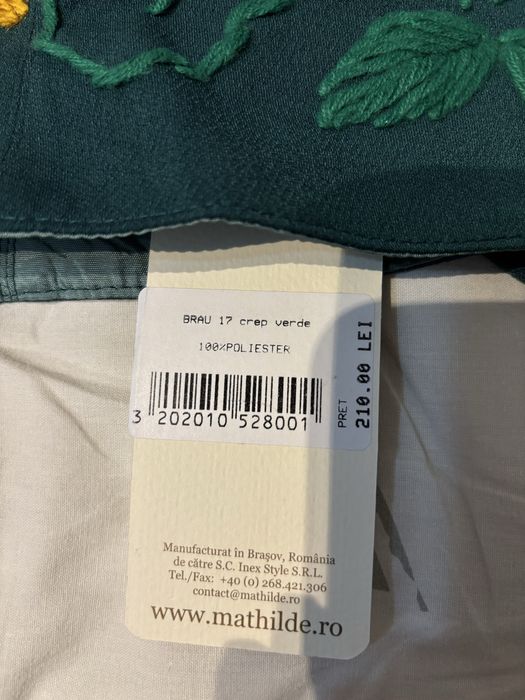 Brâu Mathilde Verde