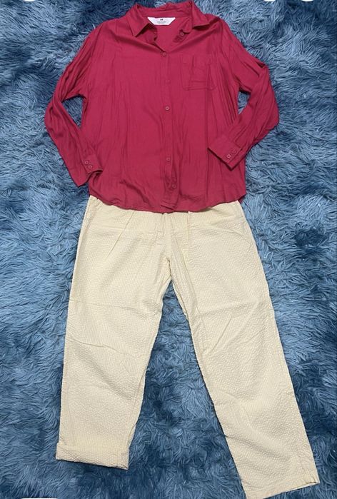 Лот: Ново блуза H&M, нова пола H&M, клин Zara, рокля H&M, тениска Zara.
