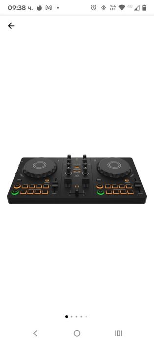 DJ контролер, AlphaTheta, DDJ-FLX2 с 2 канала, черен