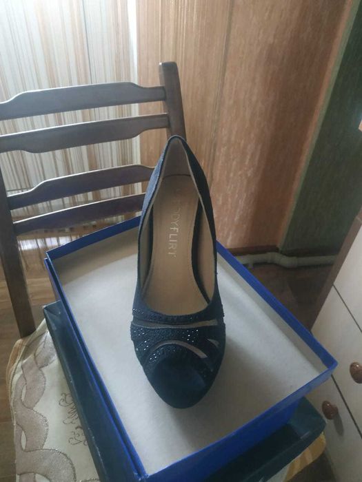 Туфли замшевые модельные