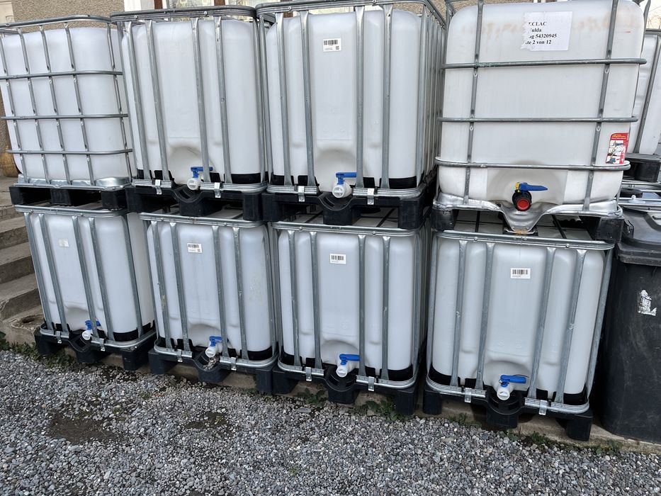 Vând bazine ibc  bidoane ibc butoaie 1000 litri