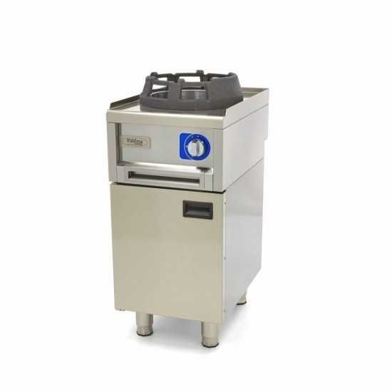 Професионален уок котлон на газ, с чугунено гнездо, 40х60см