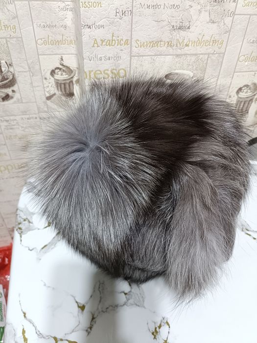 Шапка новая чернобурка