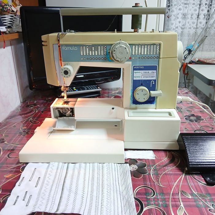 Masina de cusut  VERITAS cu graifar industrial si multiple operatii