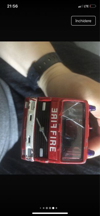 Macheta de colectie CORGI Volvo masina de pompieri UK