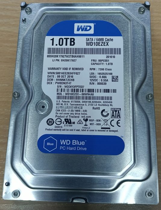 Продам HDD диск на 1 тб
