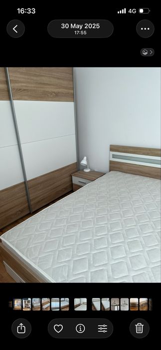 Спалня 180х200 и 2 нощни шкафчета