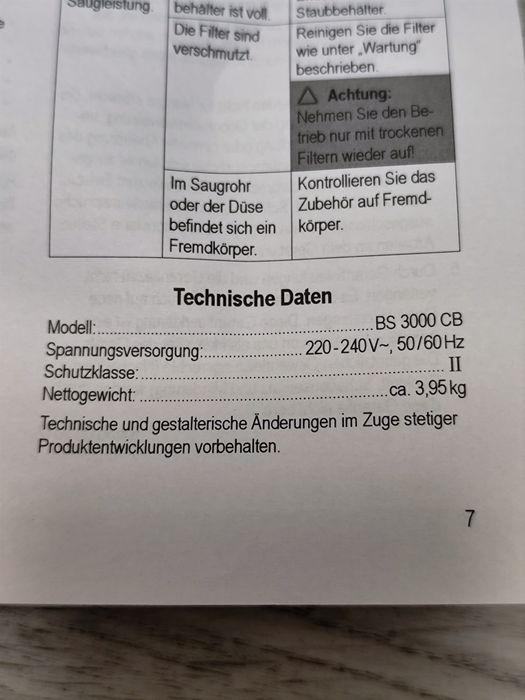 Aspirator Bomann .