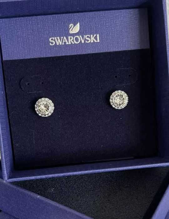Cercei Swarovski Angelic Argintii - noi, în cutie