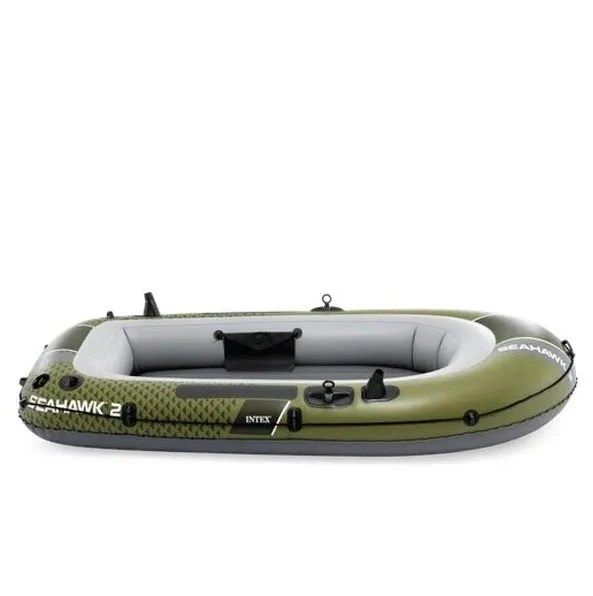 Надуваема лодка Seahawk 2 Intex, за 2 лица, размер 236×114 см, PVC, зе