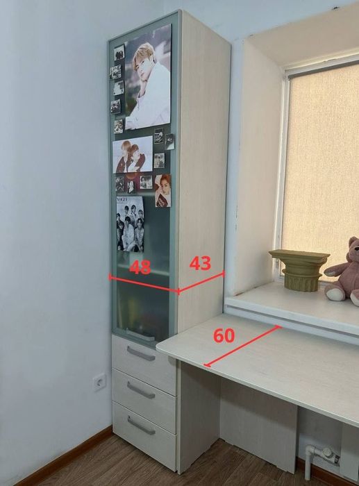 Мебель встроенная на детскую комнату