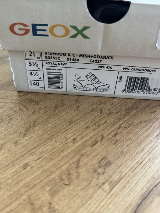 Анатомични обувки / маратонки за първи стъпки Geox B3555C 01454 C4227