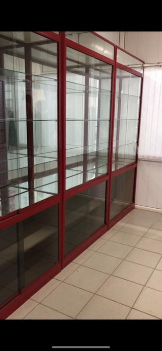 Витрина для магазина стеклянные турецкий профиль