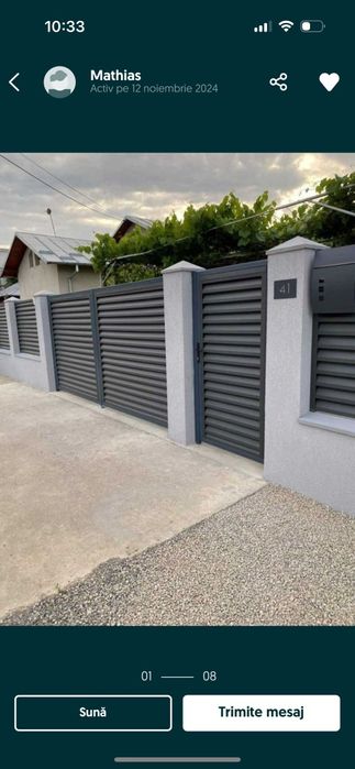 Executam garduri și porți la comanda