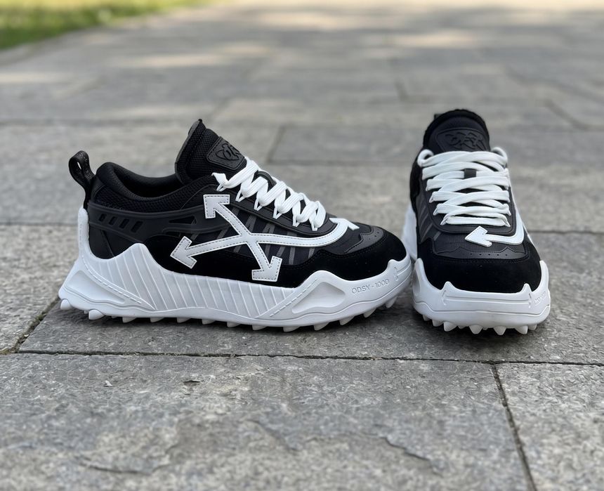 Adidasi OFFWhite Odsy Negru Alb - Unisex